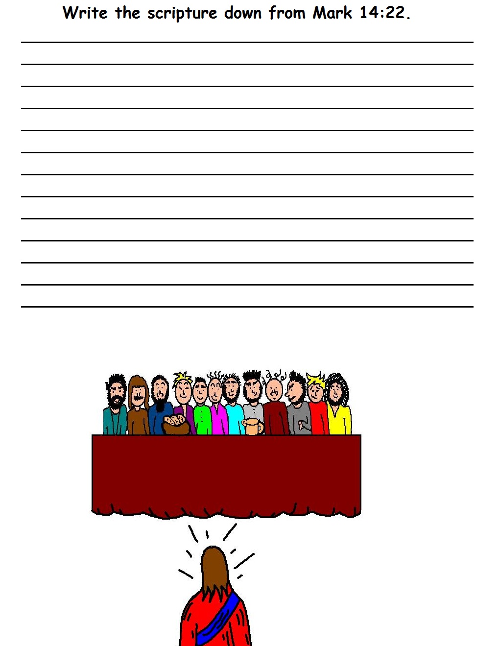The Last Supper – Mission Bible Class